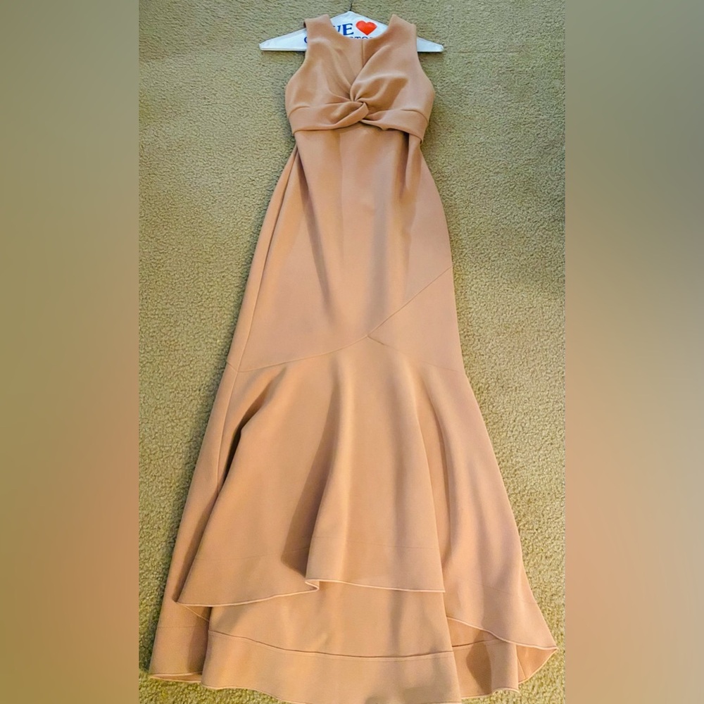 Chic Sleeveless Peach Formal Dress